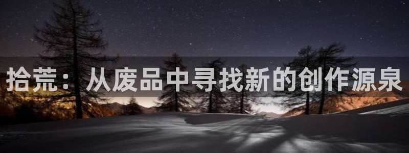 fb体育代理：拾荒：从废品中寻找新的创作源泉