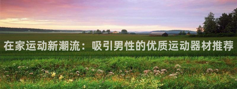 fb体育平台是正规平台吗：在家运动新潮流：吸引男性的优质运动